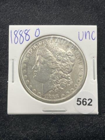 1888 O UNC Morgan Silver Dollar Coin (1 of 2)