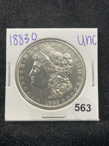 1883 O UNC Morgan Silver Dollar Coin (1 of 2)