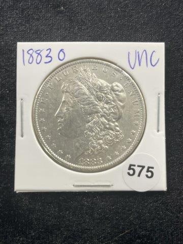 1883 O UNC Morgan Silver Dollar Coin (1 of 2)