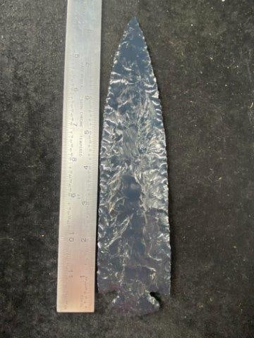Obsidian Spear Indian Artifact Arrowhead (1 of 3)