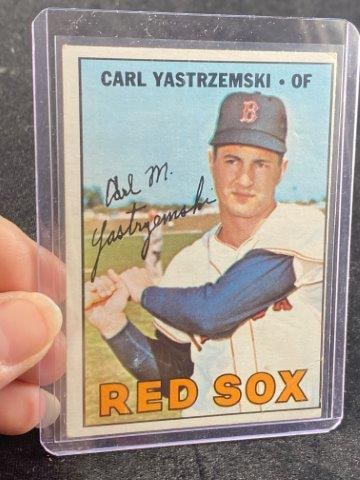 1967 Topps Carl Yastrzemski Baseball Card (1 of 2)