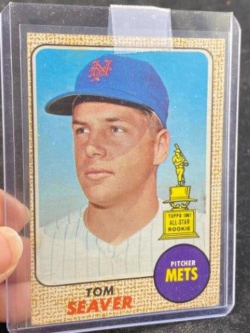 1968 Topps Tom Seaver Baseball Card (1 of 2)