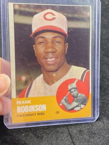 1963 Topps Frank Robinson Baseball Card (1 of 2)