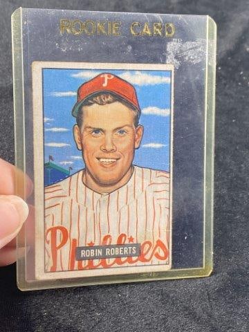 1951 Bowman Robin Roberts Baseball Card (1 of 2)