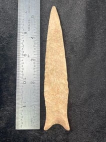 Dalton Indian Artifact Arrowhead