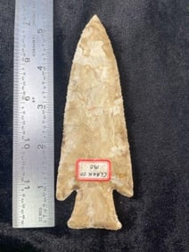 Hardin Indian Artifact Arrowhead