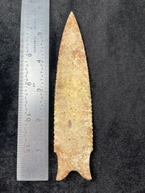 Dalton Indian Artifact Arrowhead
