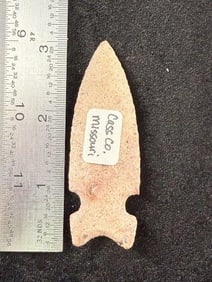 Graham Cave Indian Artifact Arrowhead