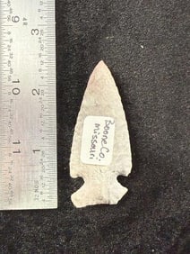 Stemmed Point from Missouri Indian Artifact Arrowhead