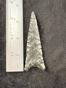 Dalton Indian Artifact Arrowhead
