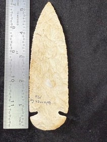 Dovetail Indian Artifact Arrowhead