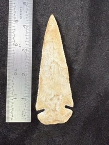 Dovetail Indian Artifact Arrowhead