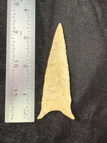 Dalton Indian Artifact Arrowhead