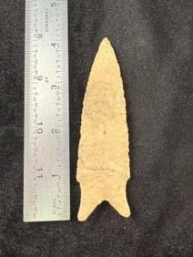 Dalton Indian Artifact Arrowhead