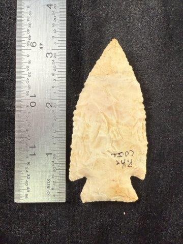 Hardin Indian Artifact Arrowhead: KEY WORDS: INDIAN ARTIFACT ARTIFACTS ARROWHEAD ARROWHEADS NATIVE AMERICAN MISSISSIPPIAN QUAPAW CADDO POTTERY COINS MORGAN Dollar Coin PEACE Dollar Coin SILVER COINS Arkansas. Now taking in consignment