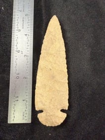 Dovetail Indian Artifact Arrowhead