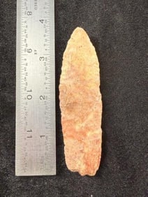 Agate Basin Indian Artifact Arrowhead