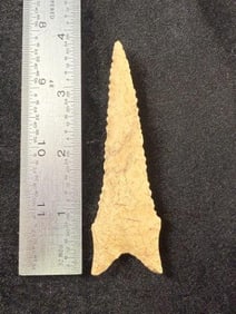 Dalton Indian Artifact Arrowhead