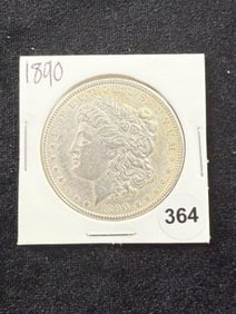 1890 Morgan Silver Dollar Coin