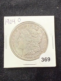 1904 O Morgan Silver Dollar Coin