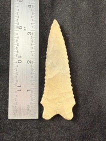 Dalton Indian Artifact Arrowhead
