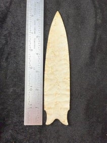 Novaculite Dalton Indian Artifact Arrowhead