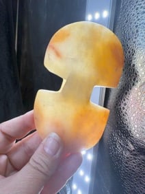 Quartz Butterfly Bannerstone Indian Artifact Arrowhead