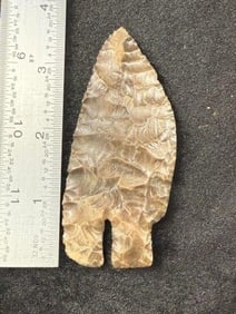 Calf Creek Indian Artifact Arrowhead