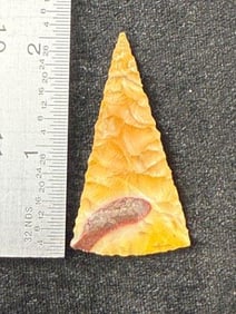 Triangle Indian Artifact Arrowhead