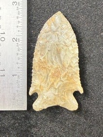 Dalton Indian Artifact Arrowhead