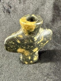 Bottle Bannerstone Indian Artifact Arrowhead