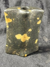 Hook Bannerstone Indian Artifact Arrowhead