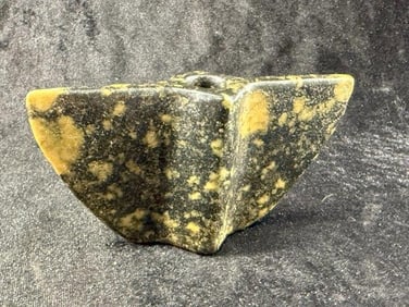 Winged Bannerstone Indian Artifact Arrowhead