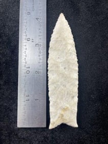 Exceptioanl Clovis Indian Artifact Arrowhead