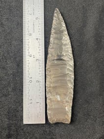 Exceptional Clovis Indian Artifact Arrowhead