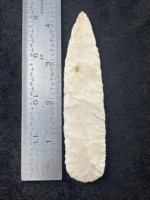 Agate Basin Indian Artifact Arrowhead