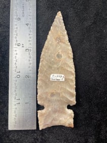 Graham Cave Indian Artifact Arrowhead
