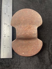 Exceptional Butterfly Bannerstone Indian Artifact Arrowhead