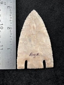Calf Creek Indian Artifact Arrowhead