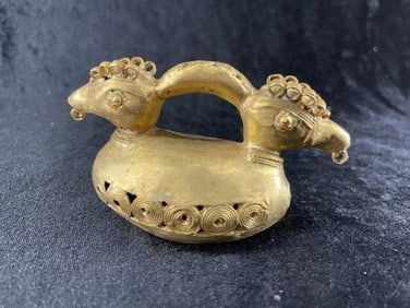 Tubaga Tairona Figurine UNKNOWN MATERIAL Indian Artifact Arrowhead