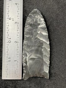 Obsidian Clovis Indian Artifact Arrowhead