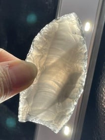 Obsidian Clovis Indian Artifact Arrowhead