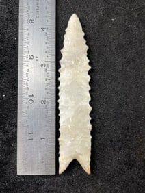 Dalton Indian Artifact Arrowhead