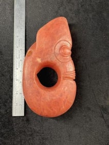 Pre-Columbian Rose Quartz Large Figure