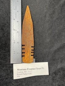 Iron Spear Point Fur Trade Era