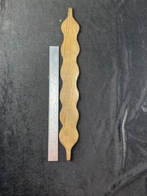 Wooden Pipe Stem Indian Artifact Arrowhead