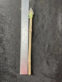 Hafted Arrow Point Indian Artifact Arrowhead