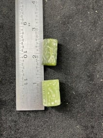 Pair of Beads Indian Artifact Arrowhead