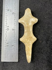Polished Flint Lizard Effigy Indian Artifact Arrowhead