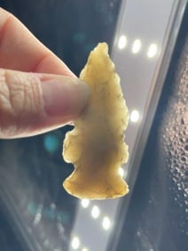 Evans Point from Arkansas Indian Artifact Arrowhead